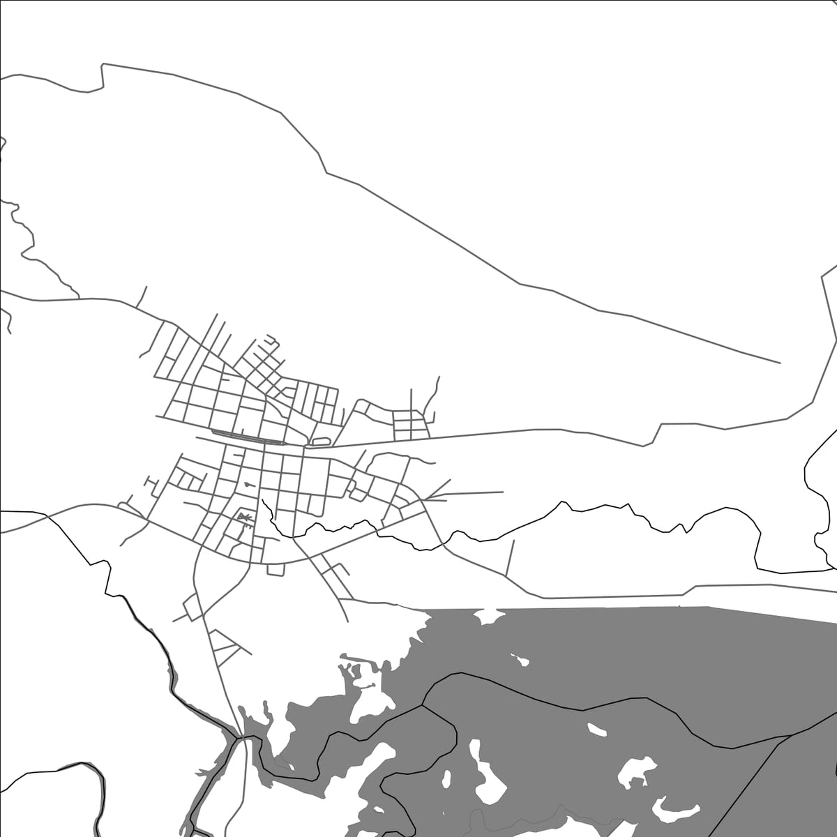 ROAD MAP OF FLORENCIA, CUBA BY MAPBAKES