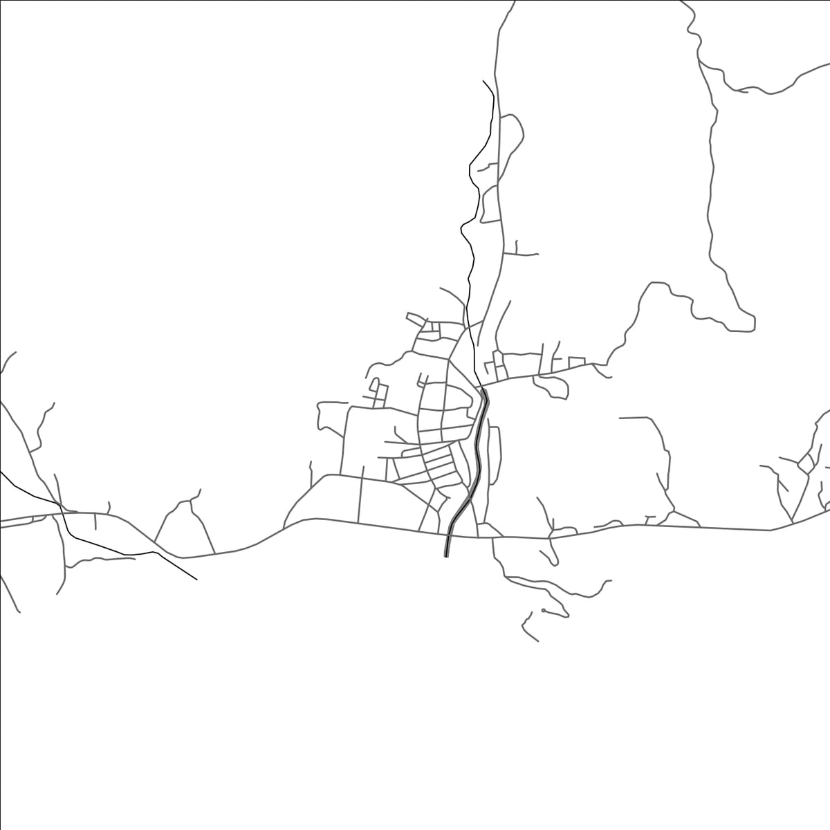 ROAD MAP OF GUAMA ABAJO, CUBA BY MAPBAKES