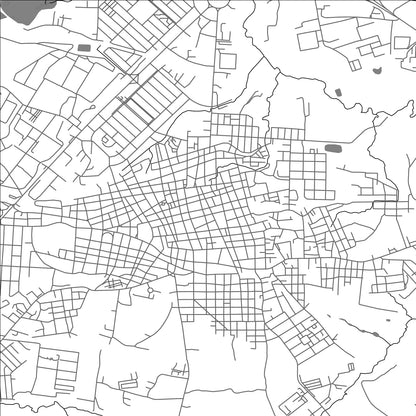 ROAD MAP OF GUANABACOA, CUBA BY MAPBAKES