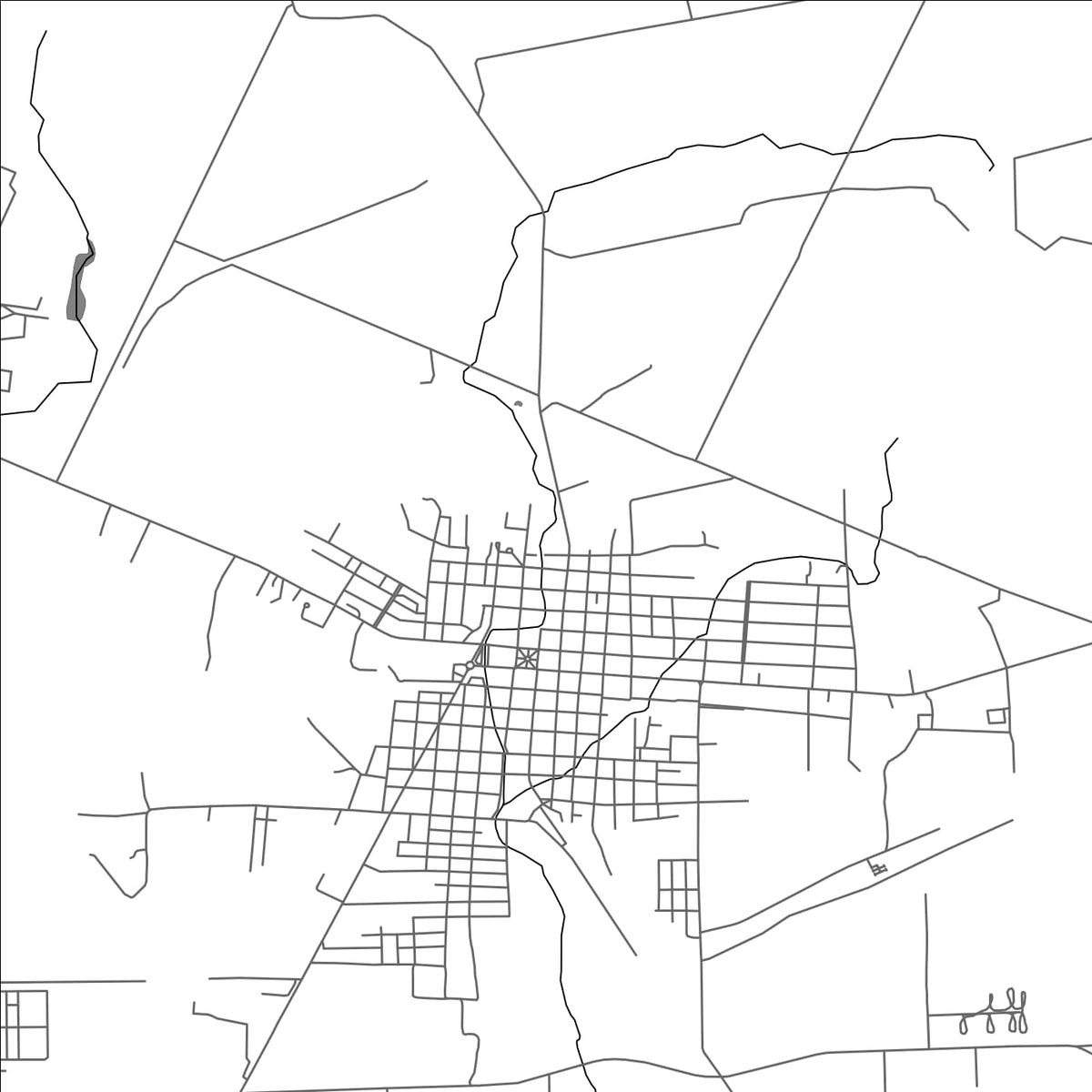 ROAD MAP OF GUANAJAY, CUBA BY MAPBAKES