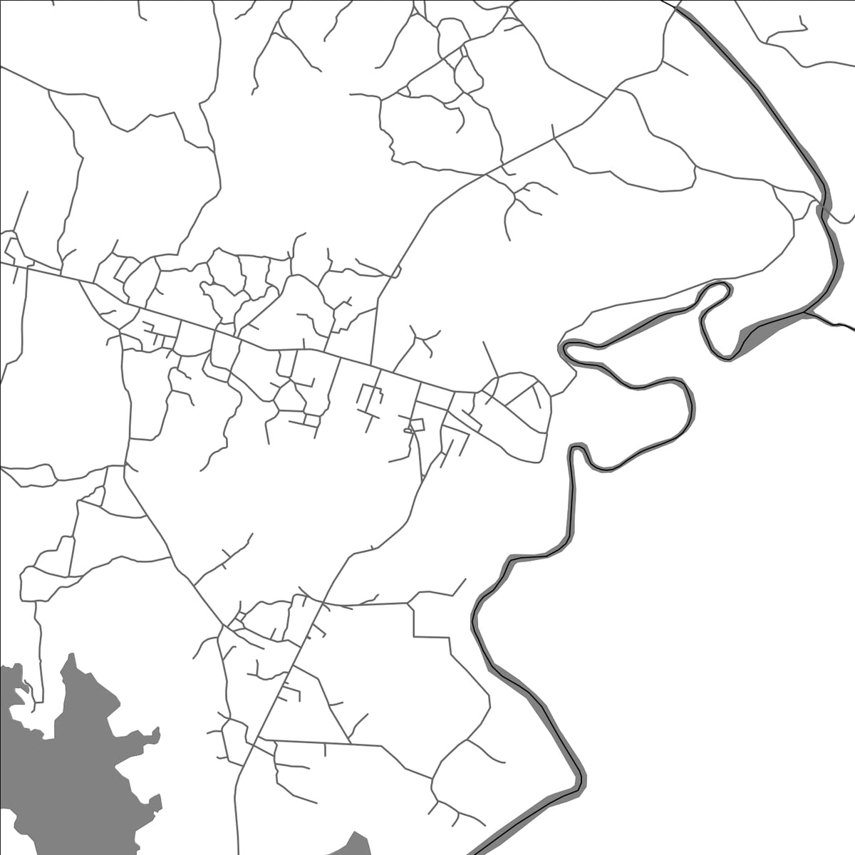 ROAD MAP OF GUANE, CUBA BY MAPBAKES