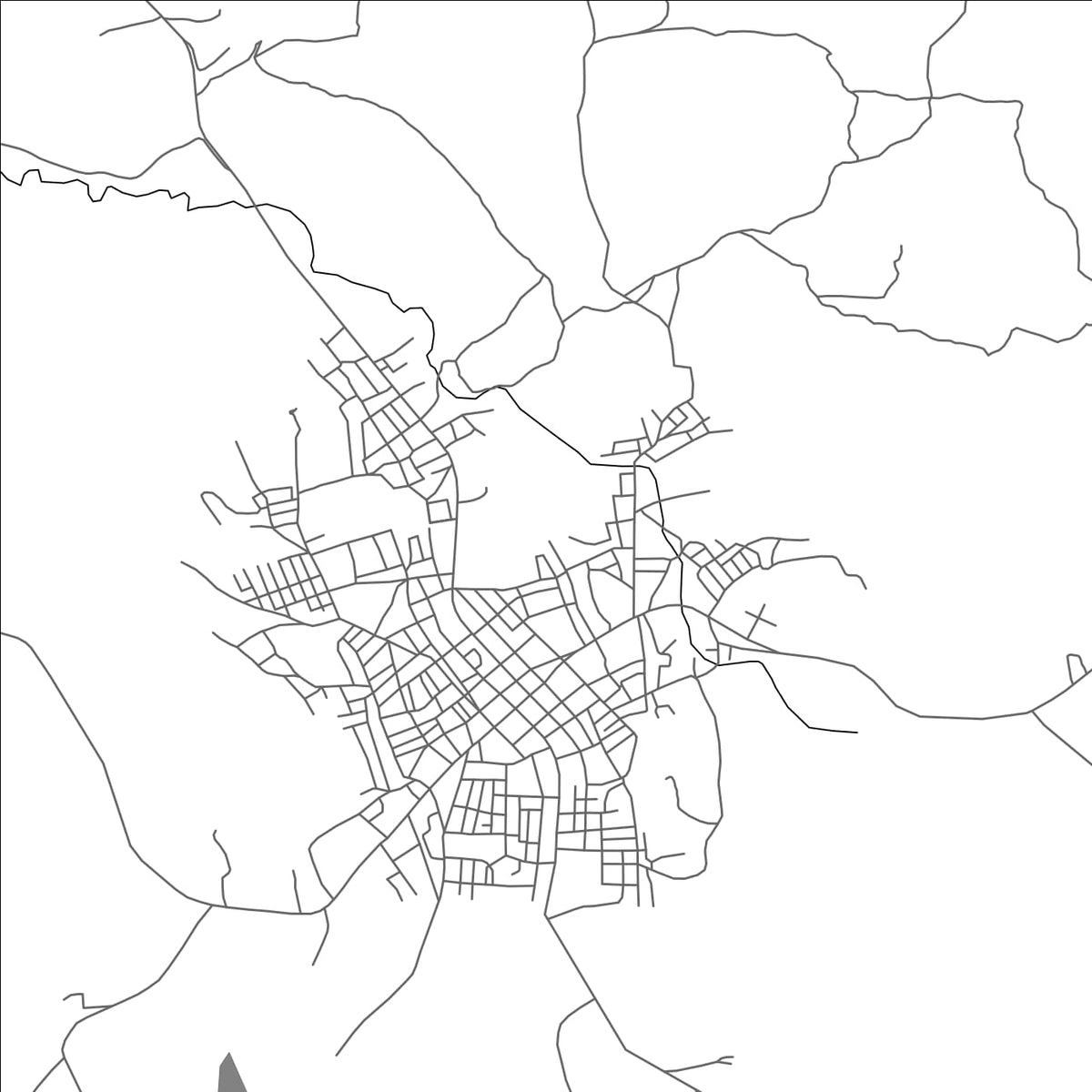 ROAD MAP OF GUISA, CUBA BY MAPBAKES
