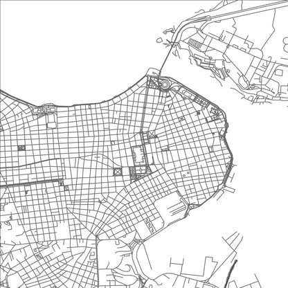 ROAD MAP OF HAVANA, CUBA BY MAPBAKES