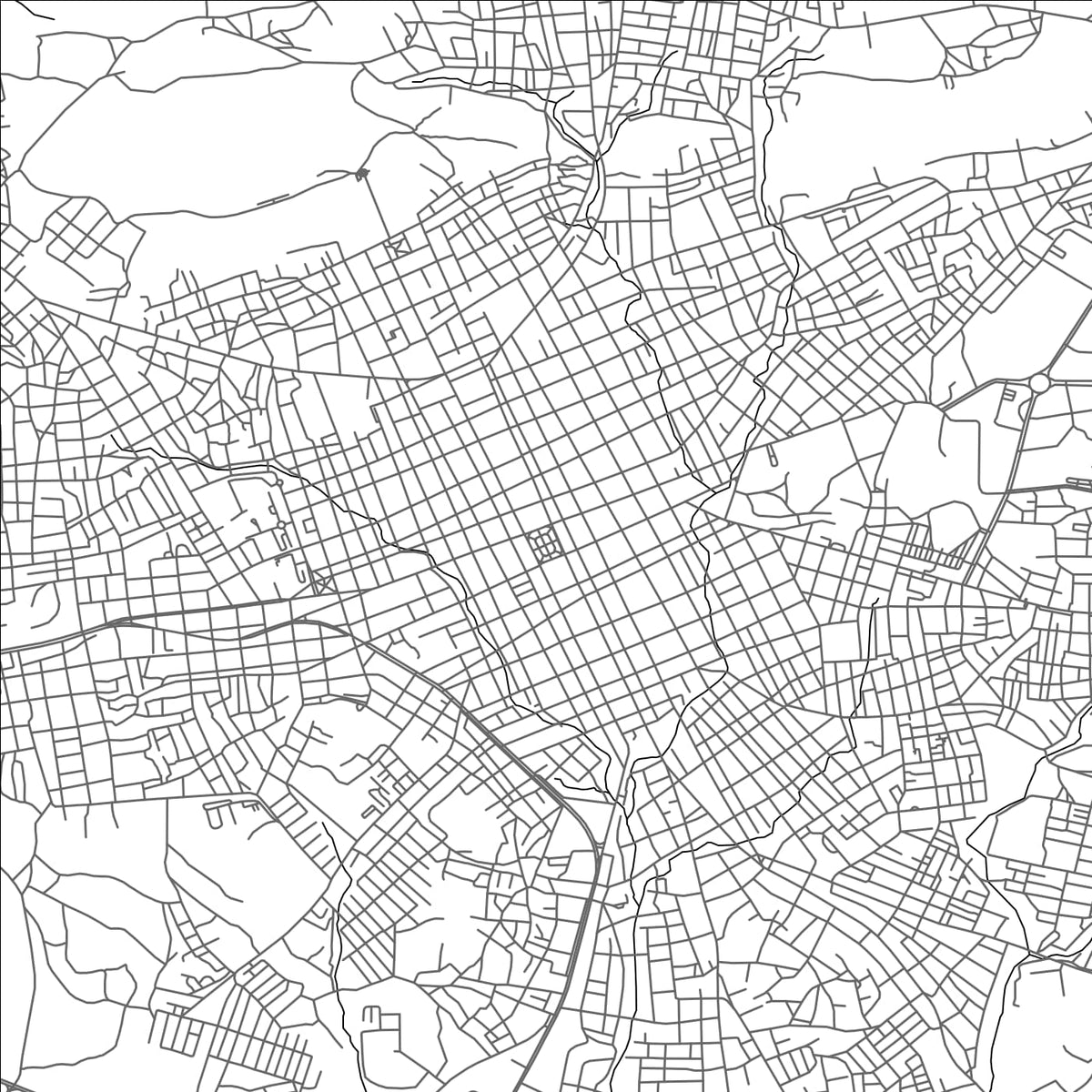ROAD MAP OF HOLGUIN, CUBA BY MAPBAKES