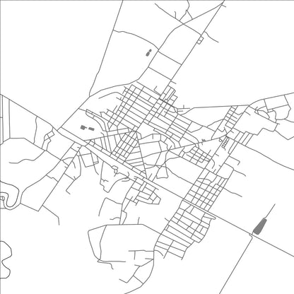 ROAD MAP OF JOBABO, CUBA BY MAPBAKES