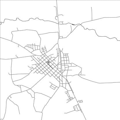 ROAD MAP OF LAJAS, CUBA BY MAPBAKES