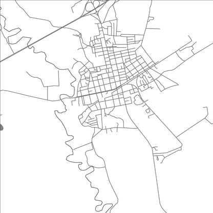 ROAD MAP OF LOS PALACIOS, CUBA BY MAPBAKES