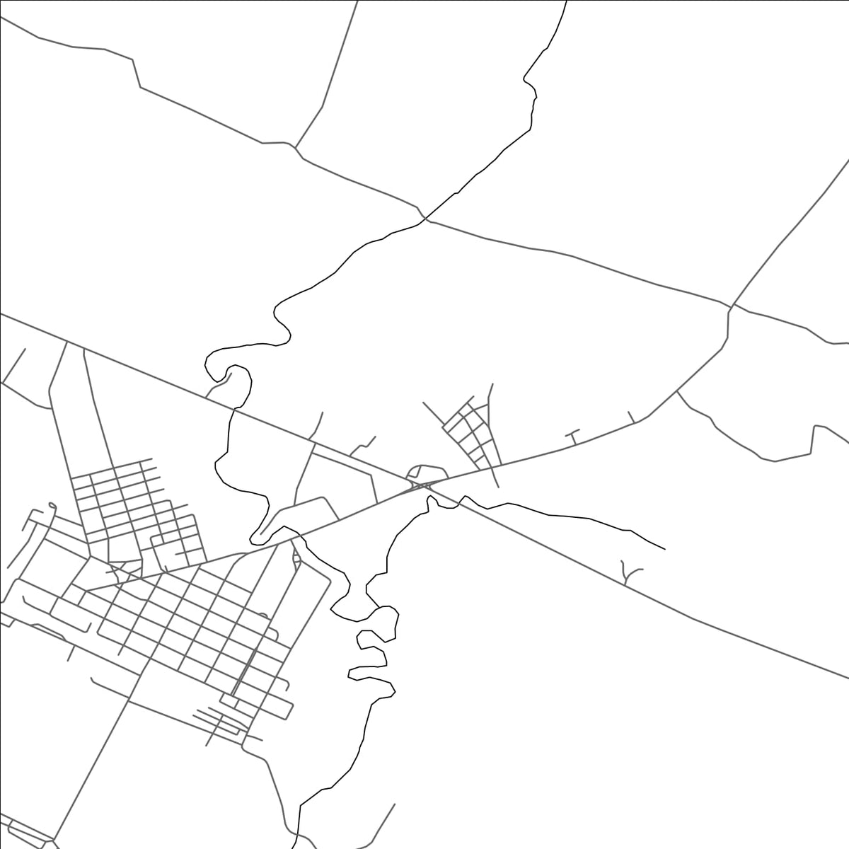 ROAD MAP OF MAJAGUA, CUBA BY MAPBAKES