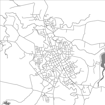 ROAD MAP OF MANICARAGUA, CUBA BY MAPBAKES