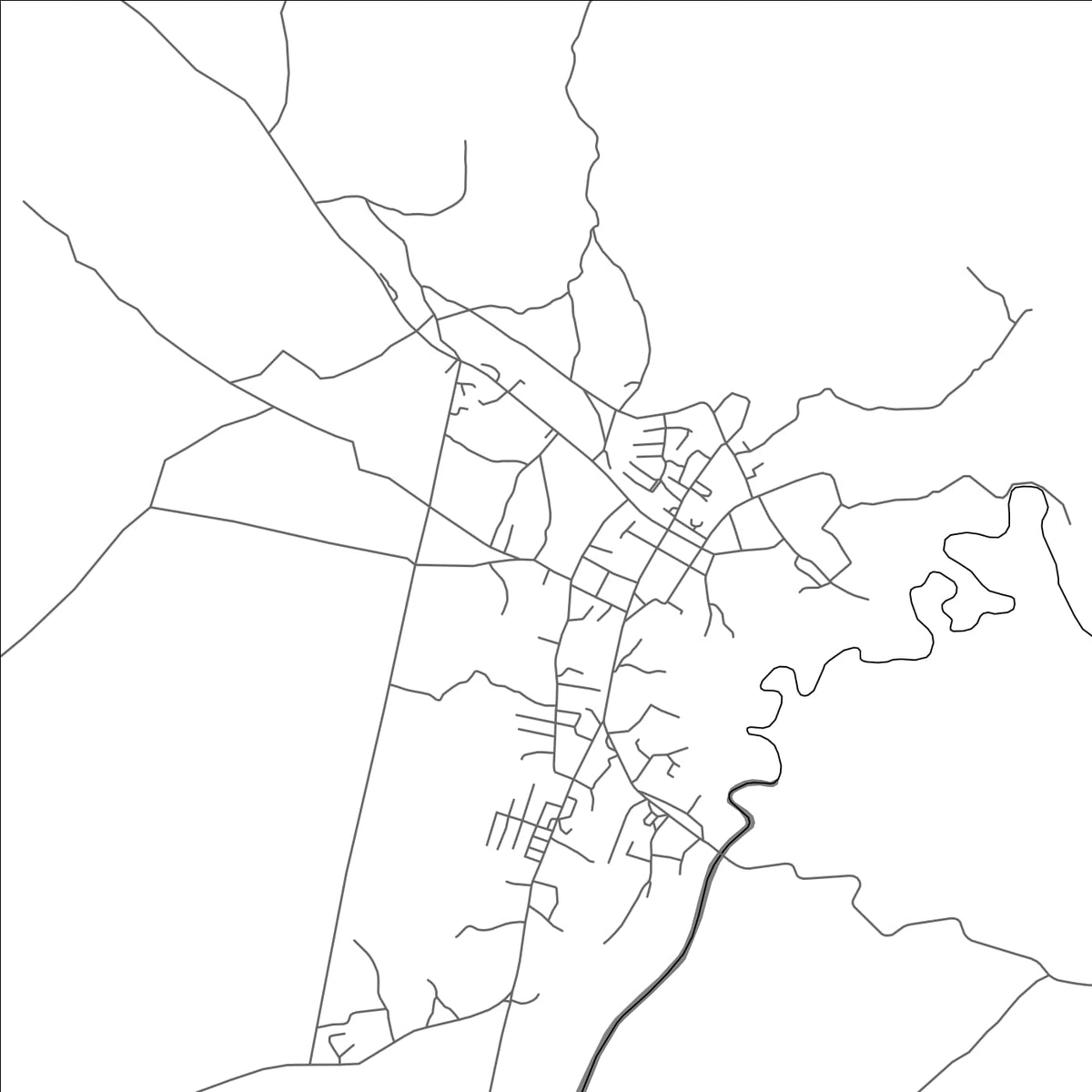 ROAD MAP OF MANTUA, CUBA BY MAPBAKES