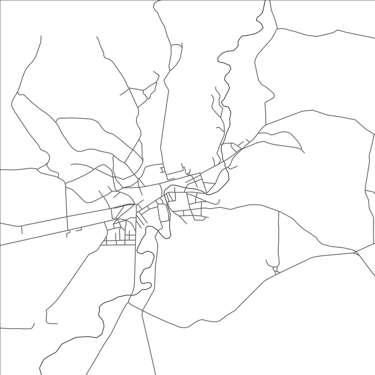 ROAD MAP OF MANUEL TAMES, CUBA BY MAPBAKES