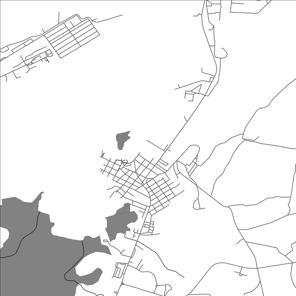 ROAD MAP OF MARIEL, CUBA BY MAPBAKES