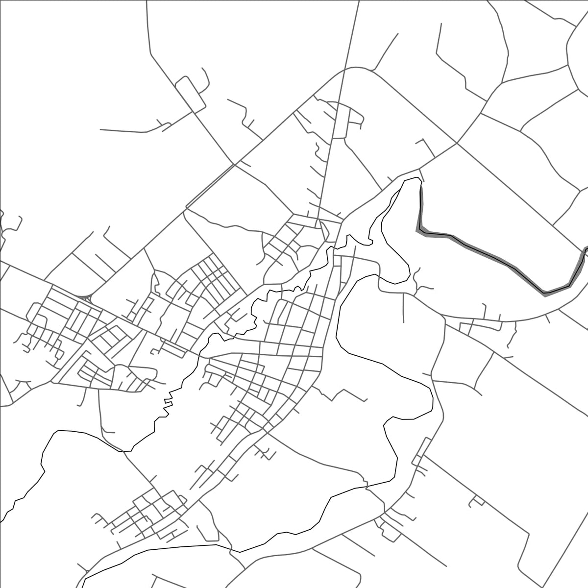 ROAD MAP OF MAYARI, CUBA BY MAPBAKES