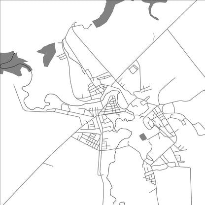 ROAD MAP OF MEDIA LUNA, CUBA BY MAPBAKES