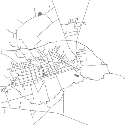 ROAD MAP OF MINAS, CUBA BY MAPBAKES