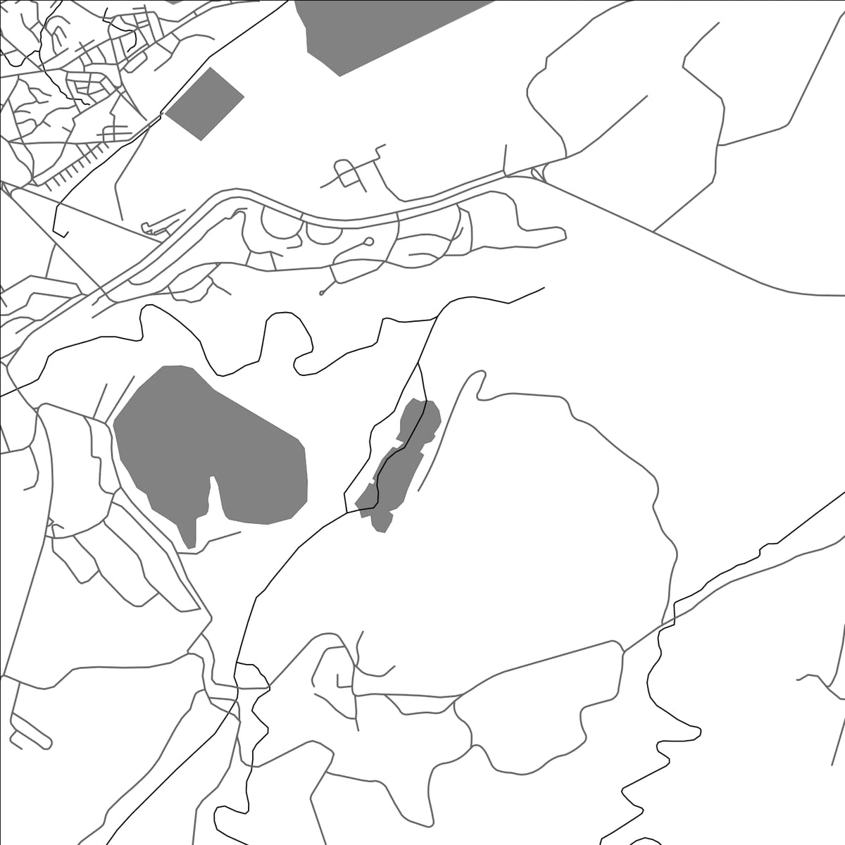 ROAD MAP OF MOA, CUBA BY MAPBAKES