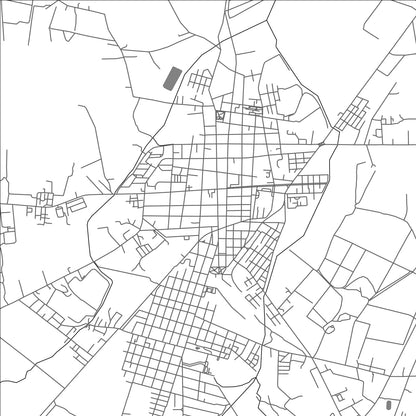 ROAD MAP OF MORON, CUBA BY MAPBAKES