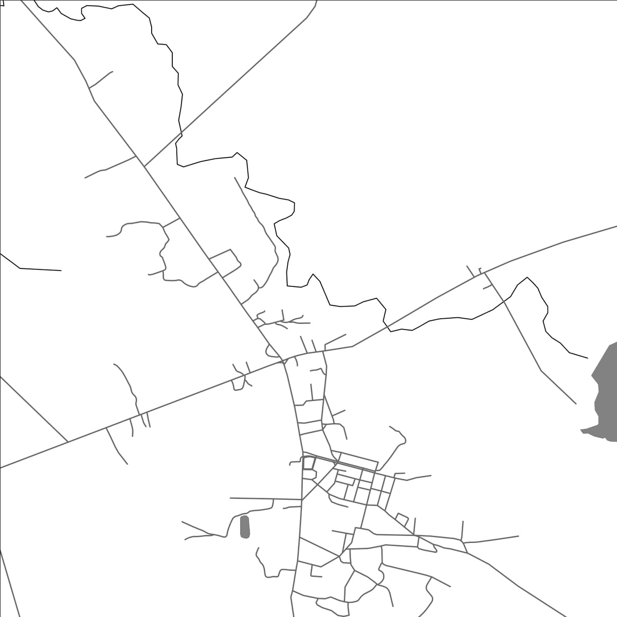 ROAD MAP OF NAJASA, CUBA BY MAPBAKES