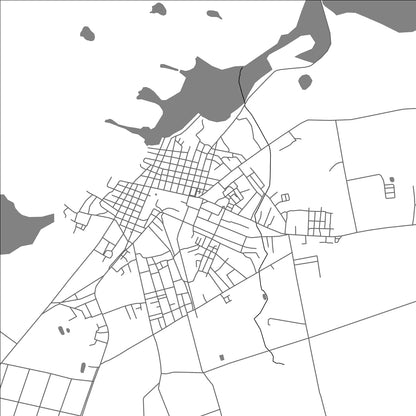 ROAD MAP OF NIQUERO, CUBA BY MAPBAKES