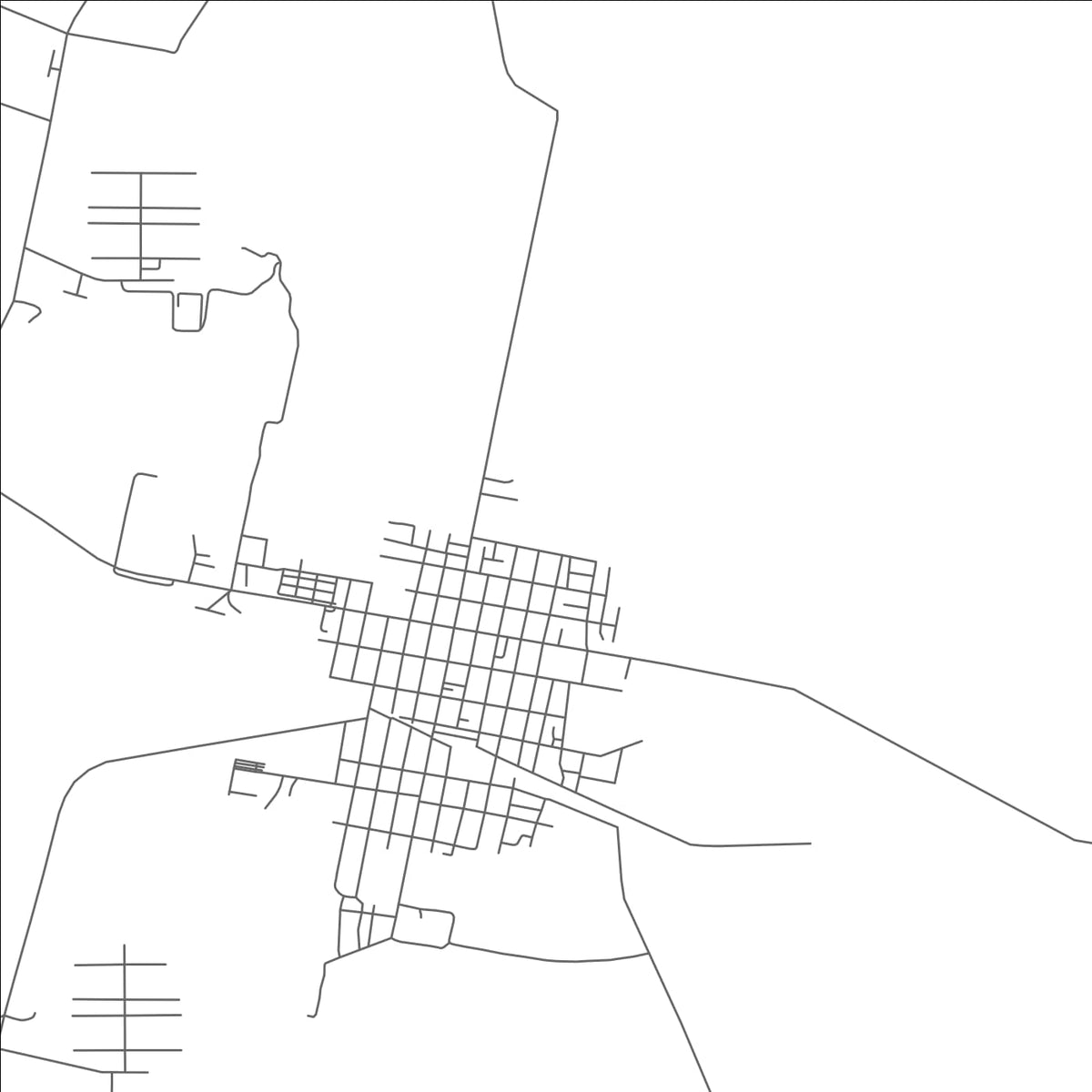 ROAD MAP OF PERICO, CUBA BY MAPBAKES