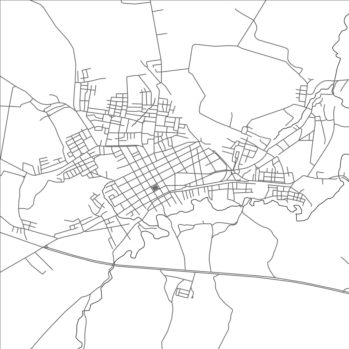 ROAD MAP OF SAN LUIS, CUBA BY MAPBAKES