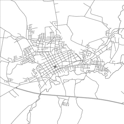 ROAD MAP OF SAN LUIS, CUBA BY MAPBAKES