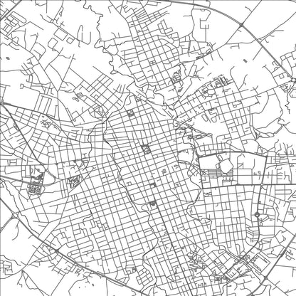 ROAD MAP OF SANTA CLARA, CUBA BY MAPBAKES