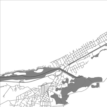 ROAD MAP OF VARADERO, CUBA BY MAPBAKES