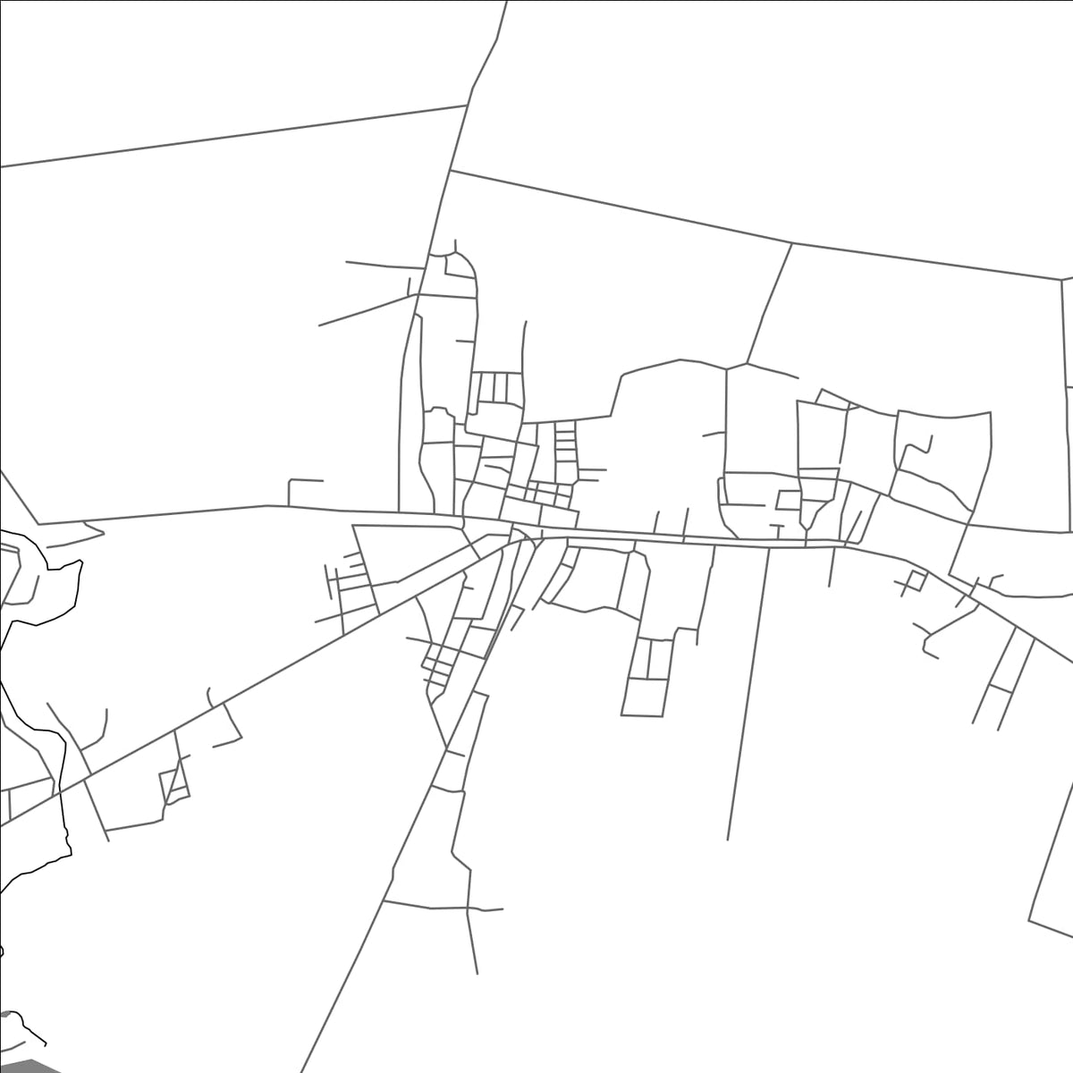 ROAD MAP OF VAZQUEZ, CUBA BY MAPBAKES