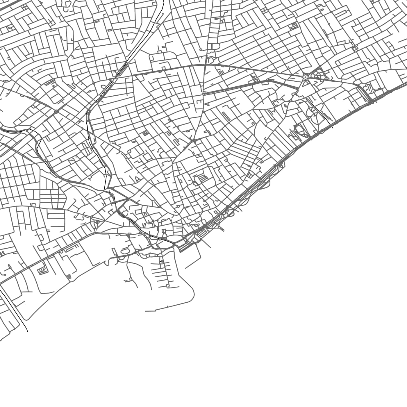 ROAD MAP OF LIMASSOL, CYPRUS BY MAPBAKES