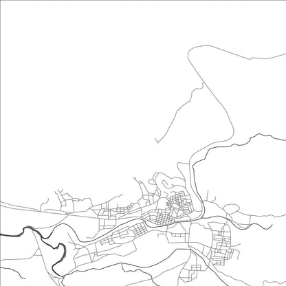 ROAD MAP OF DIKHIL, DJIBOUTI BY MAPBAKES