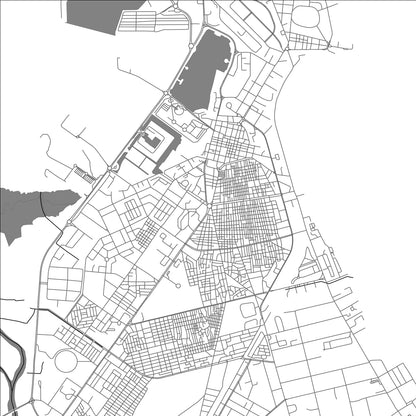 ROAD MAP OF DJIBOUTI, DJIBOUTI BY MAPBAKES