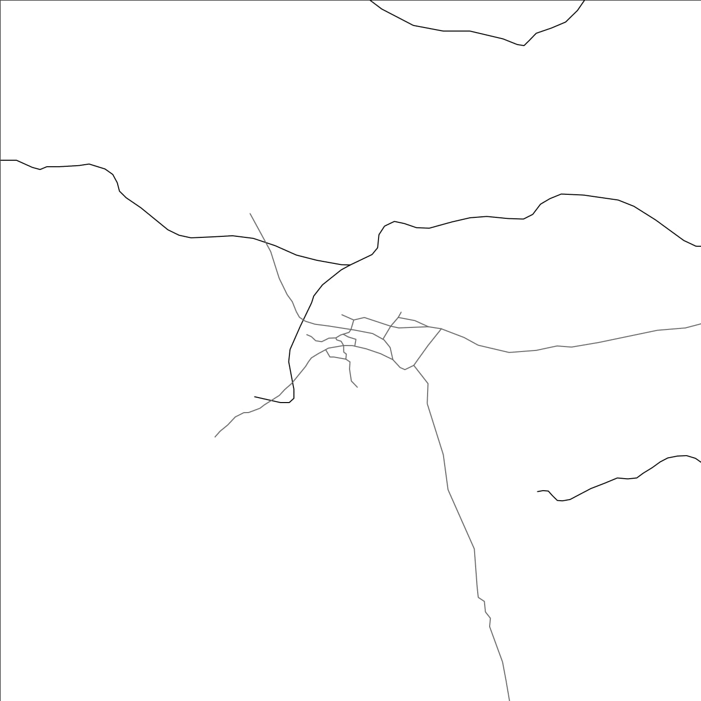 ROAD MAP OF GOUBÉTTO, DJIBOUTI BY MAPBAKES