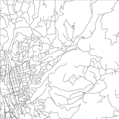 ROAD MAP OF AZOGUES, ECUADOR BY MAPBAKES