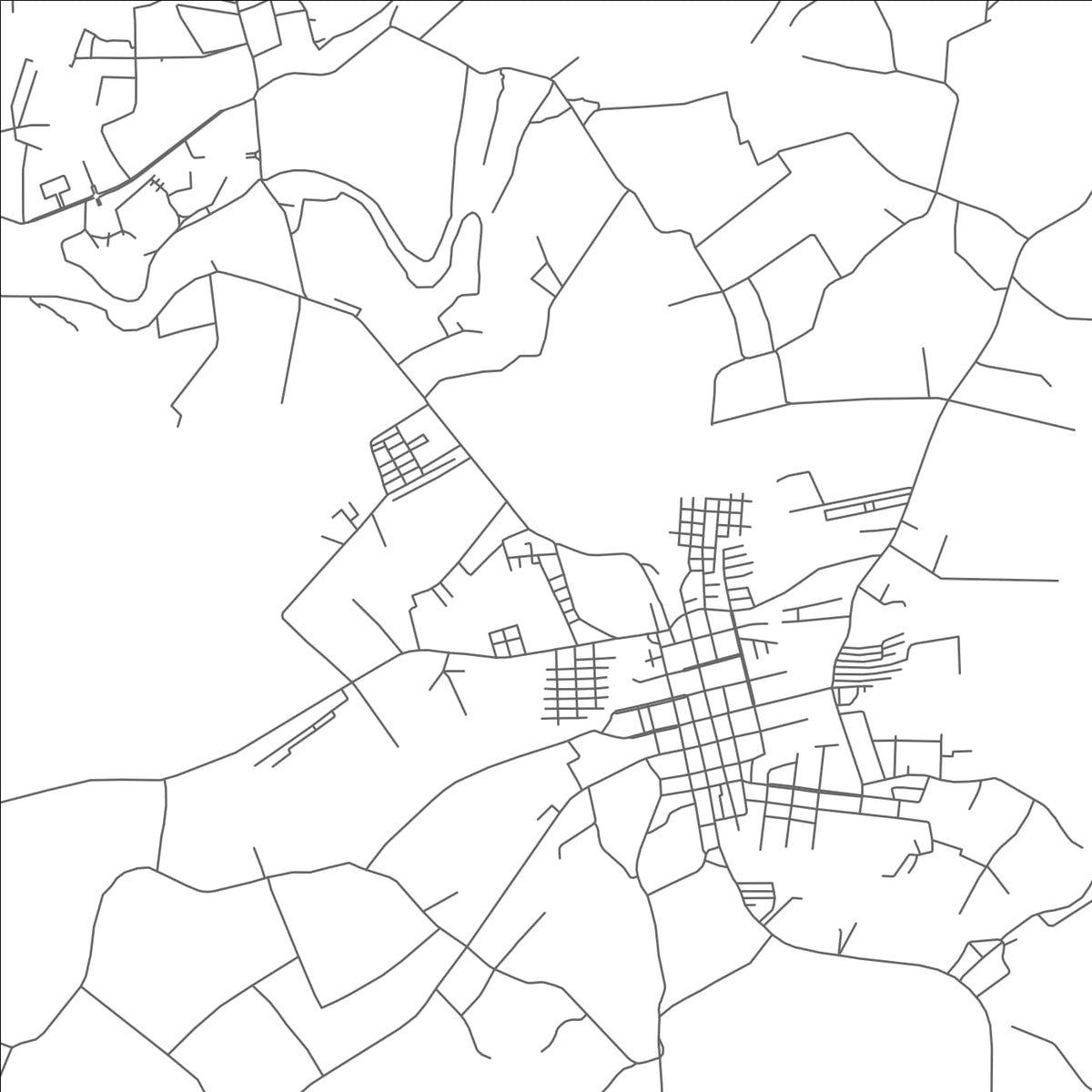 ROAD MAP OF CALCETA, ECUADOR BY MAPBAKES