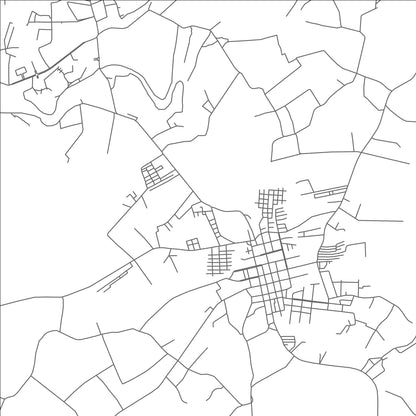 ROAD MAP OF CALCETA, ECUADOR BY MAPBAKES