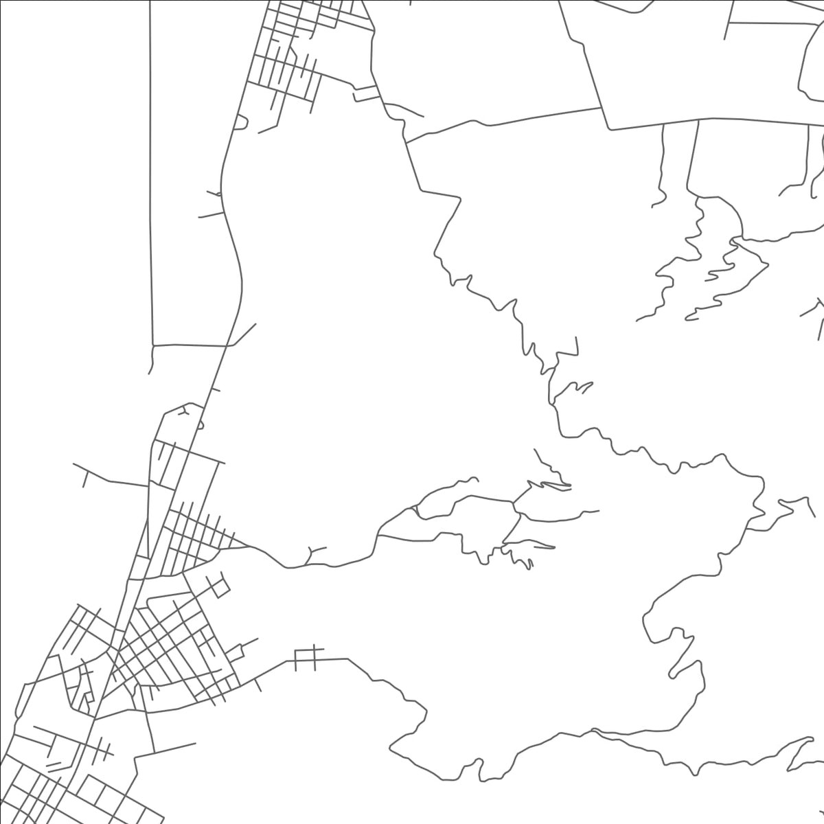 ROAD MAP OF CAMILO PONCE ENRIQUEZ, ECUADOR BY MAPBAKES