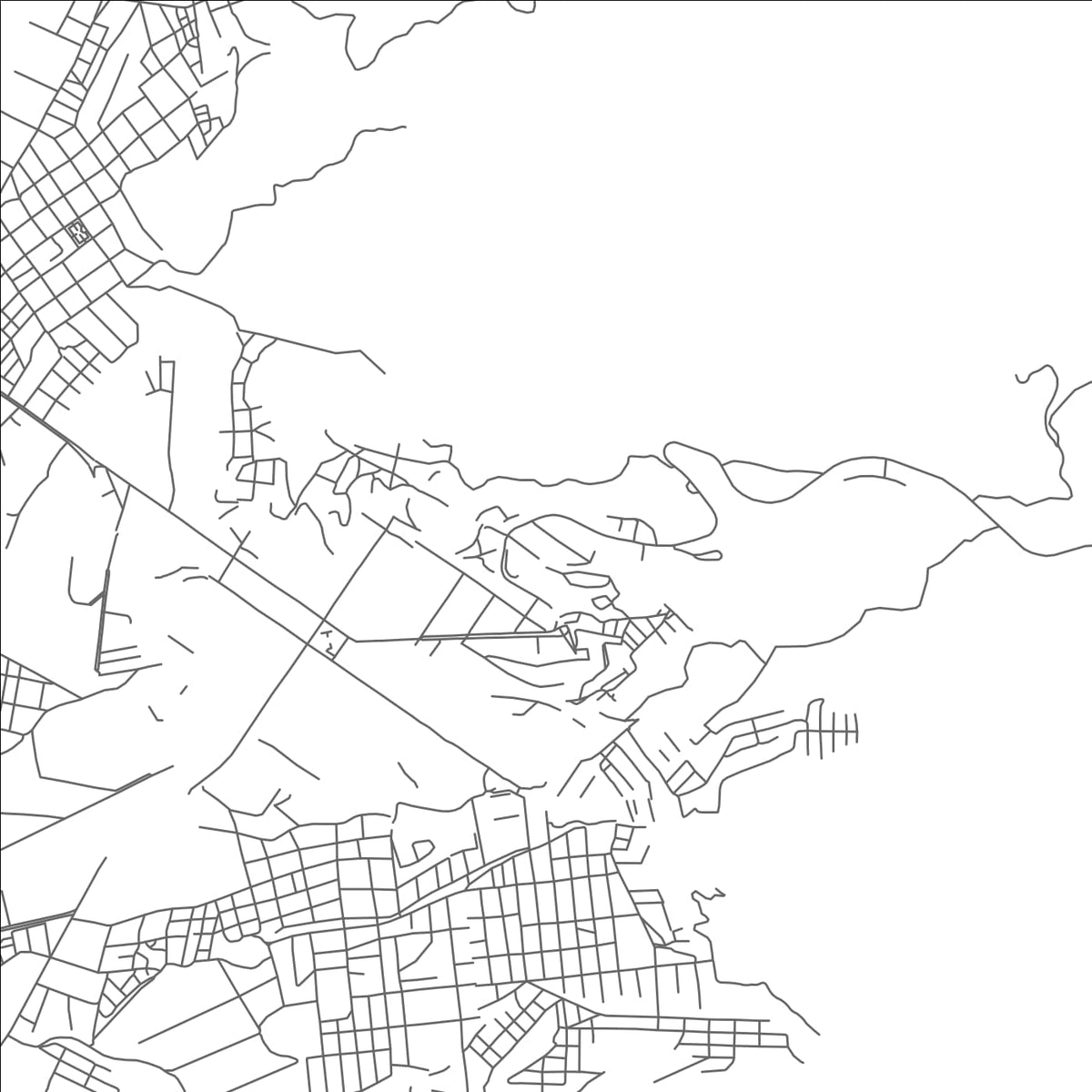 ROAD MAP OF CATAMAYO, ECUADOR BY MAPBAKES