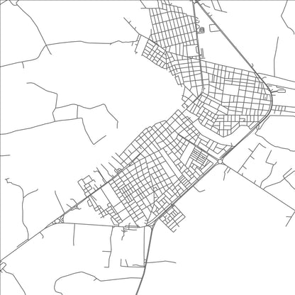 ROAD MAP OF DAULE, ECUADOR BY MAPBAKES