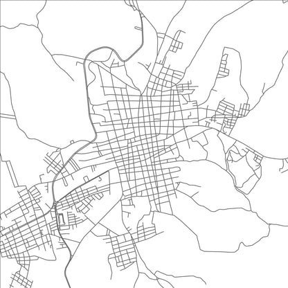 ROAD MAP OF JIPIJAPA, ECUADOR BY MAPBAKES