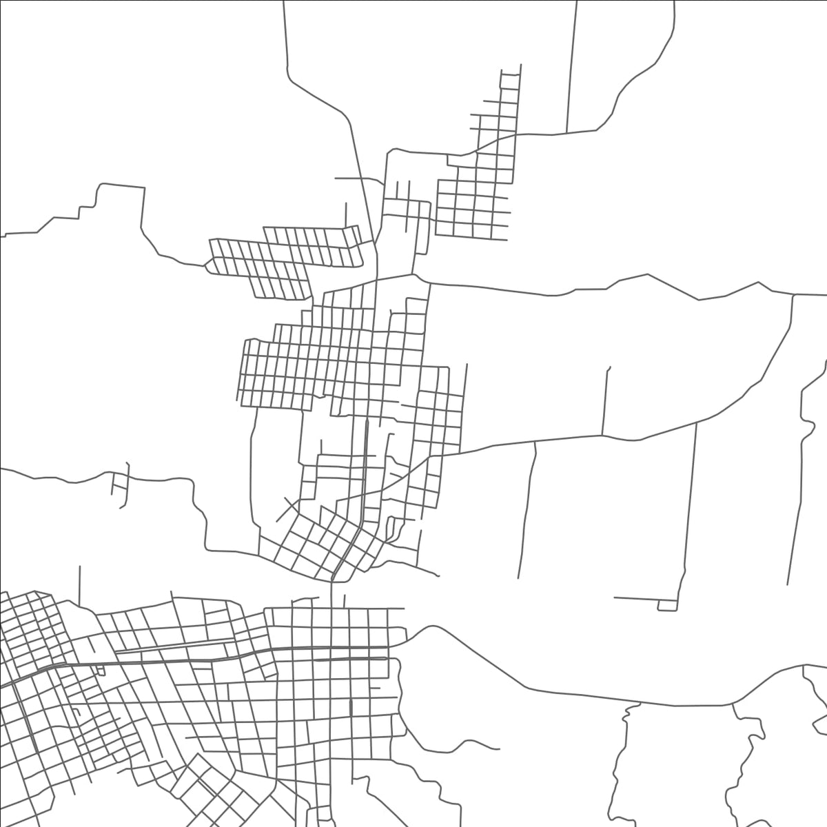 ROAD MAP OF LA MANA, ECUADOR BY MAPBAKES