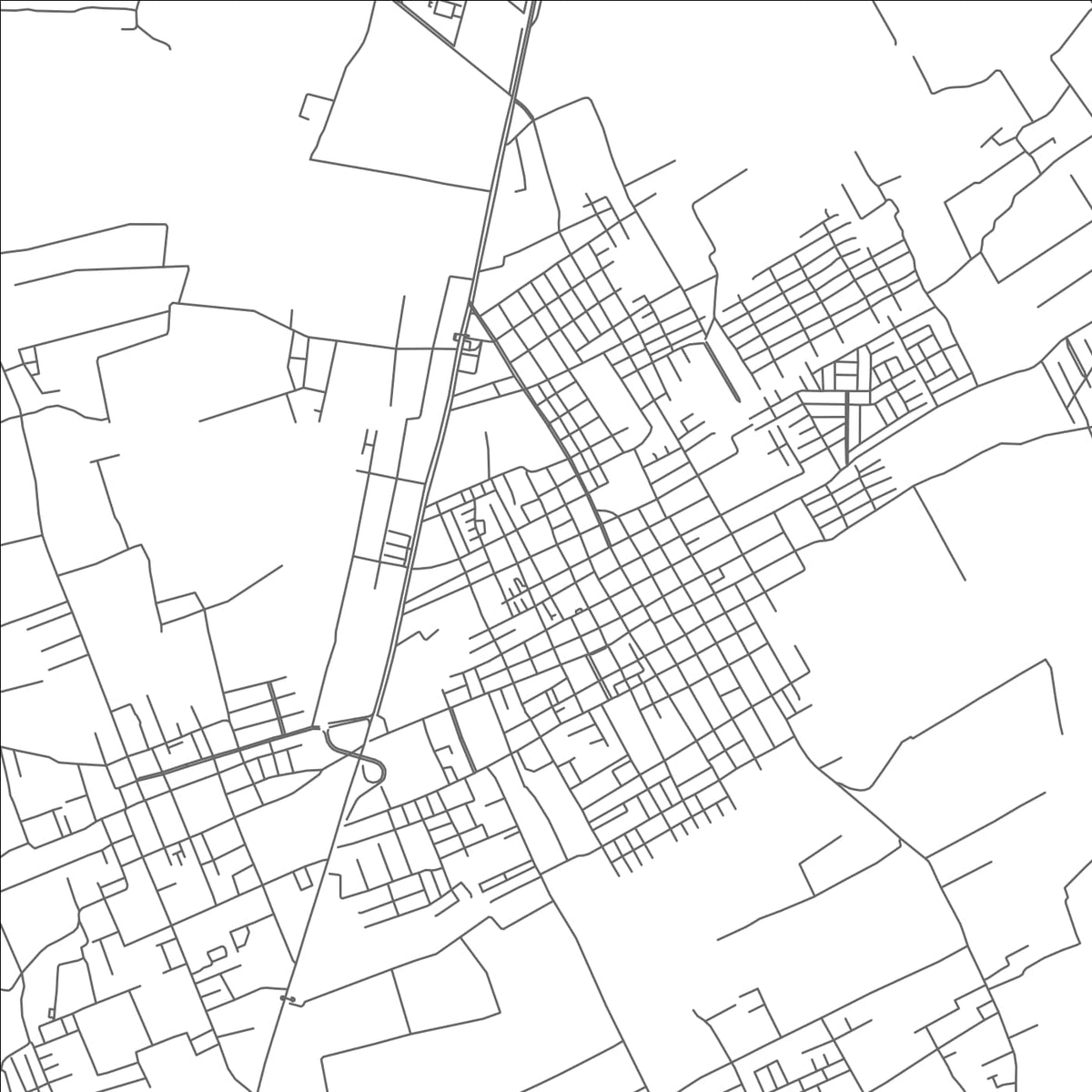 ROAD MAP OF MACHACHI, ECUADOR BY MAPBAKES