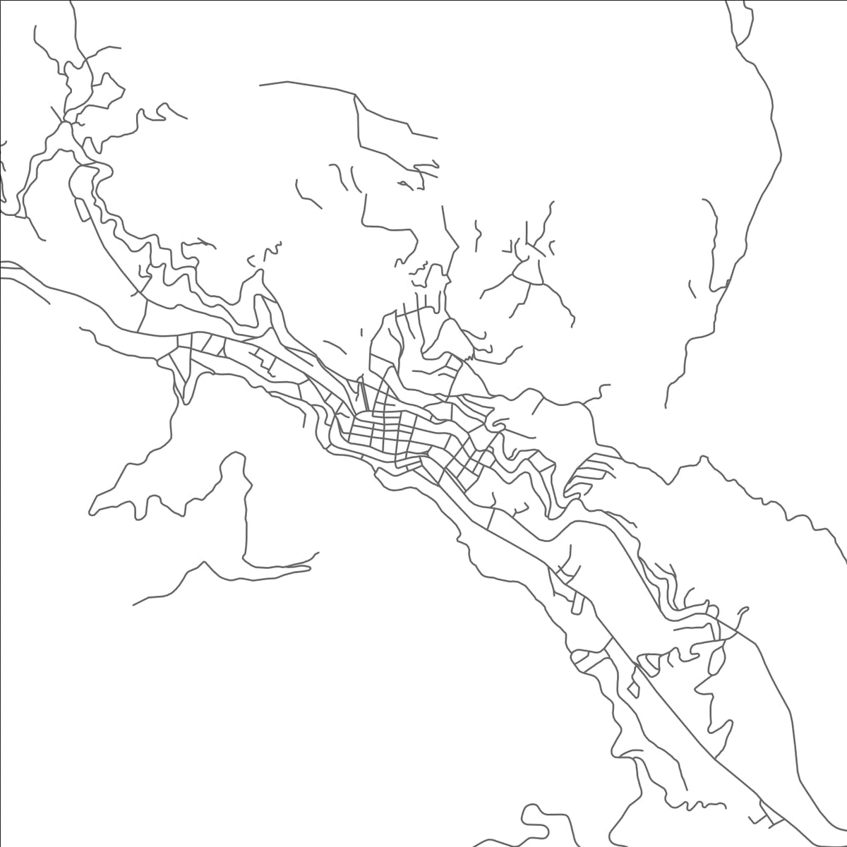 ROAD MAP OF PINAS, ECUADOR BY MAPBAKES