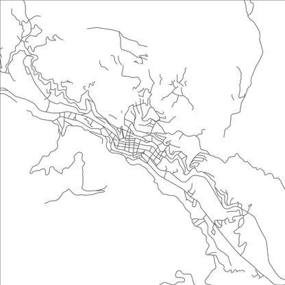 ROAD MAP OF PINAS, ECUADOR BY MAPBAKES