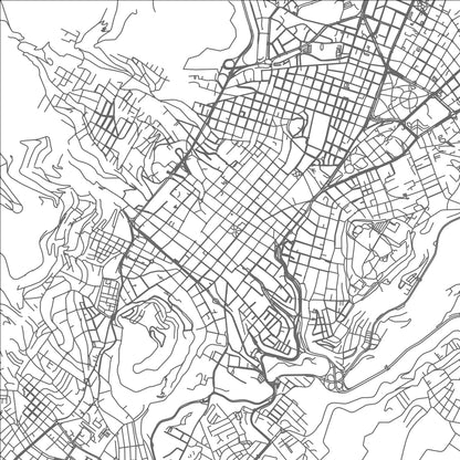 ROAD MAP OF QUITO, ECUADOR BY MAPBAKES