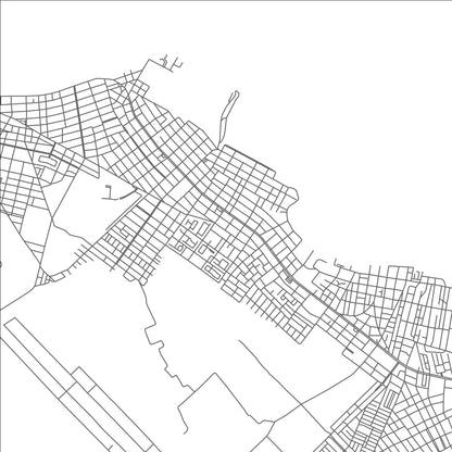 ROAD MAP OF SALINAS, ECUADOR BY MAPBAKES