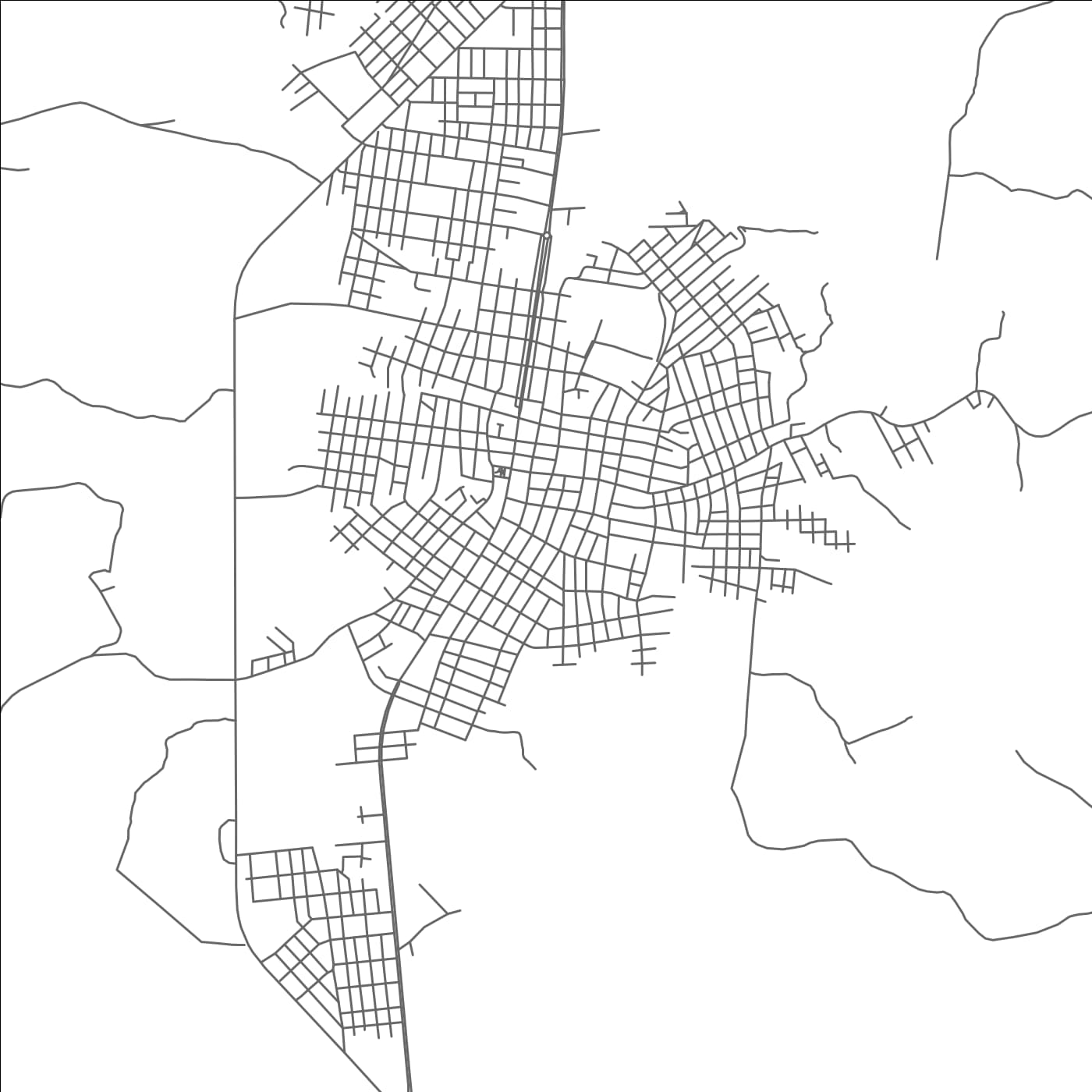 ROAD MAP OF SAN JACINTO DE BUENA FE, ECUADOR BY MAPBAKES