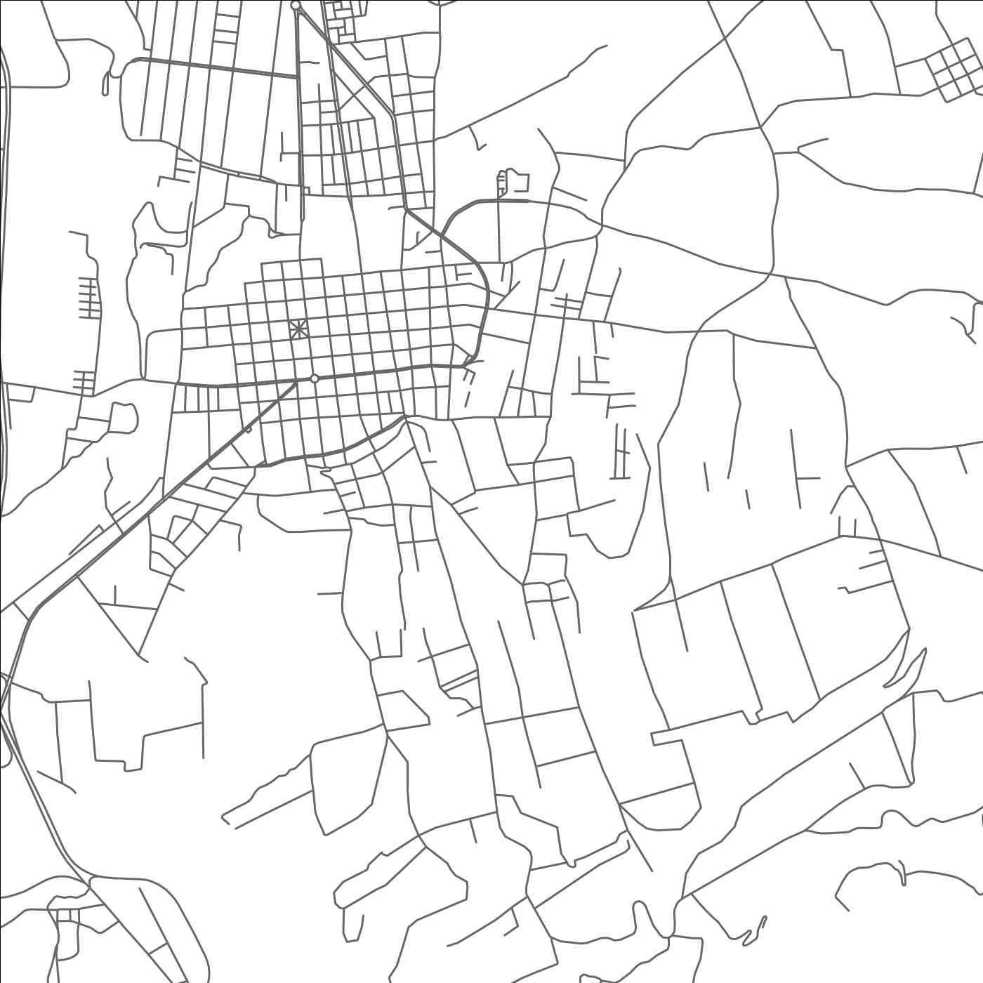 ROAD MAP OF SAN MIGUEL DE SALCEDO, ECUADOR BY MAPBAKES