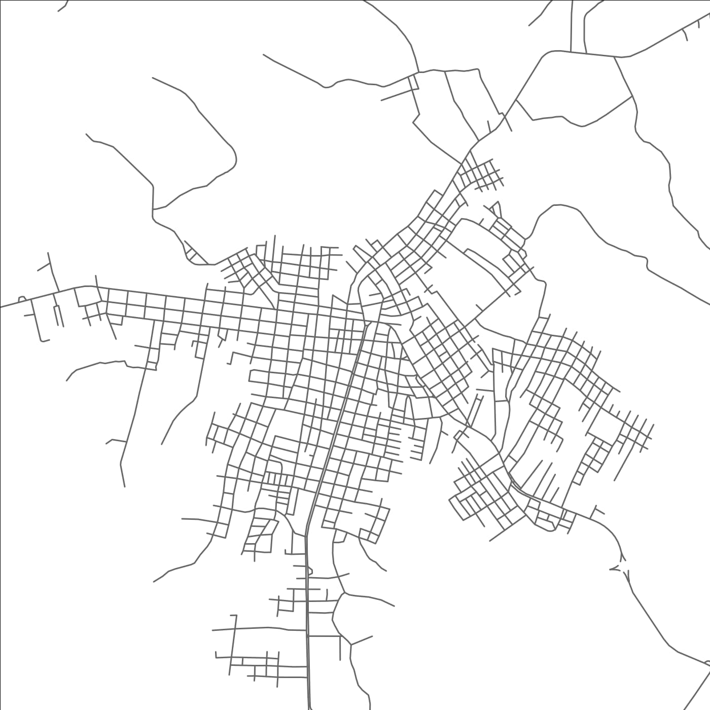 ROAD MAP OF VELASCO IBARRA, ECUADOR BY MAPBAKES