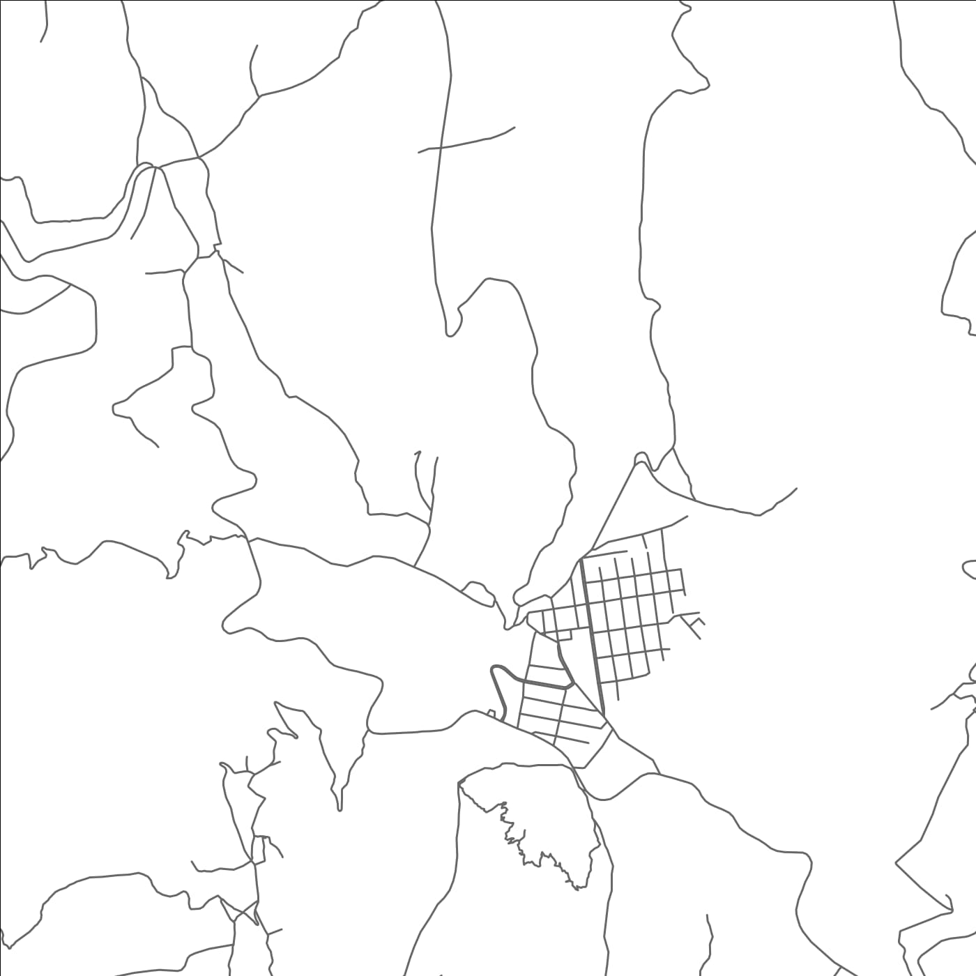 ROAD MAP OF ZUMBAGUA, ECUADOR BY MAPBAKES